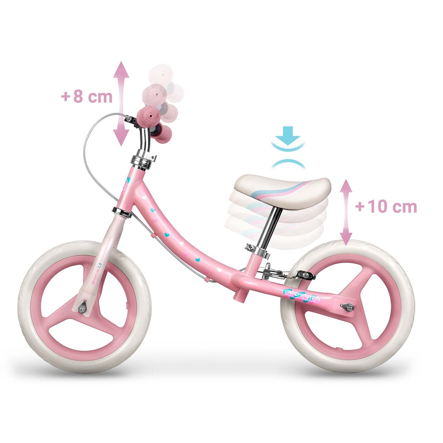 Kids' Balance Bike – Lightweight, Adjustable Seat