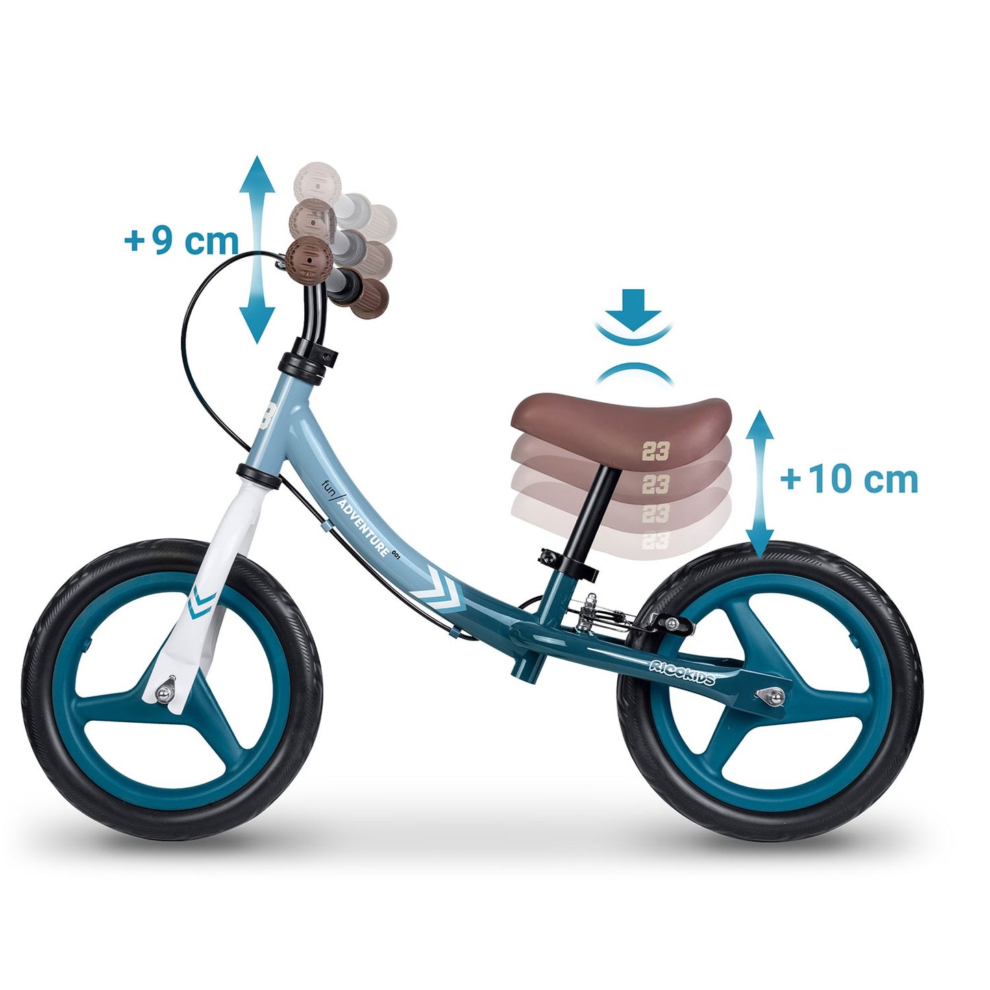 Kids' Balance Bike – Lightweight, Adjustable Seat