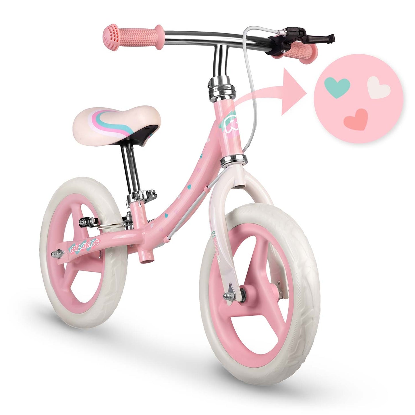 Kids' Balance Bike – Lightweight, Adjustable Seat