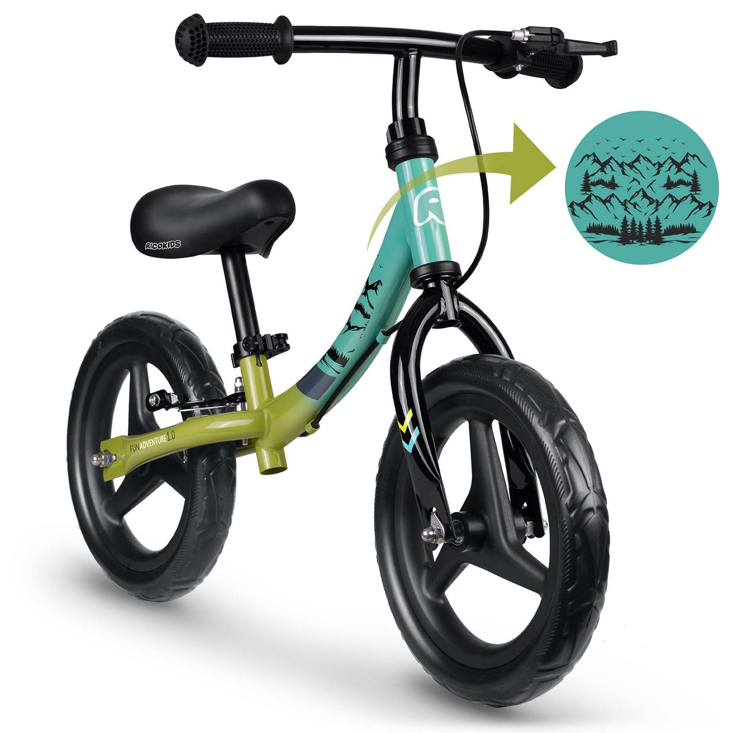 Kids Balance Bike – Lightweight, Adjustable Seat