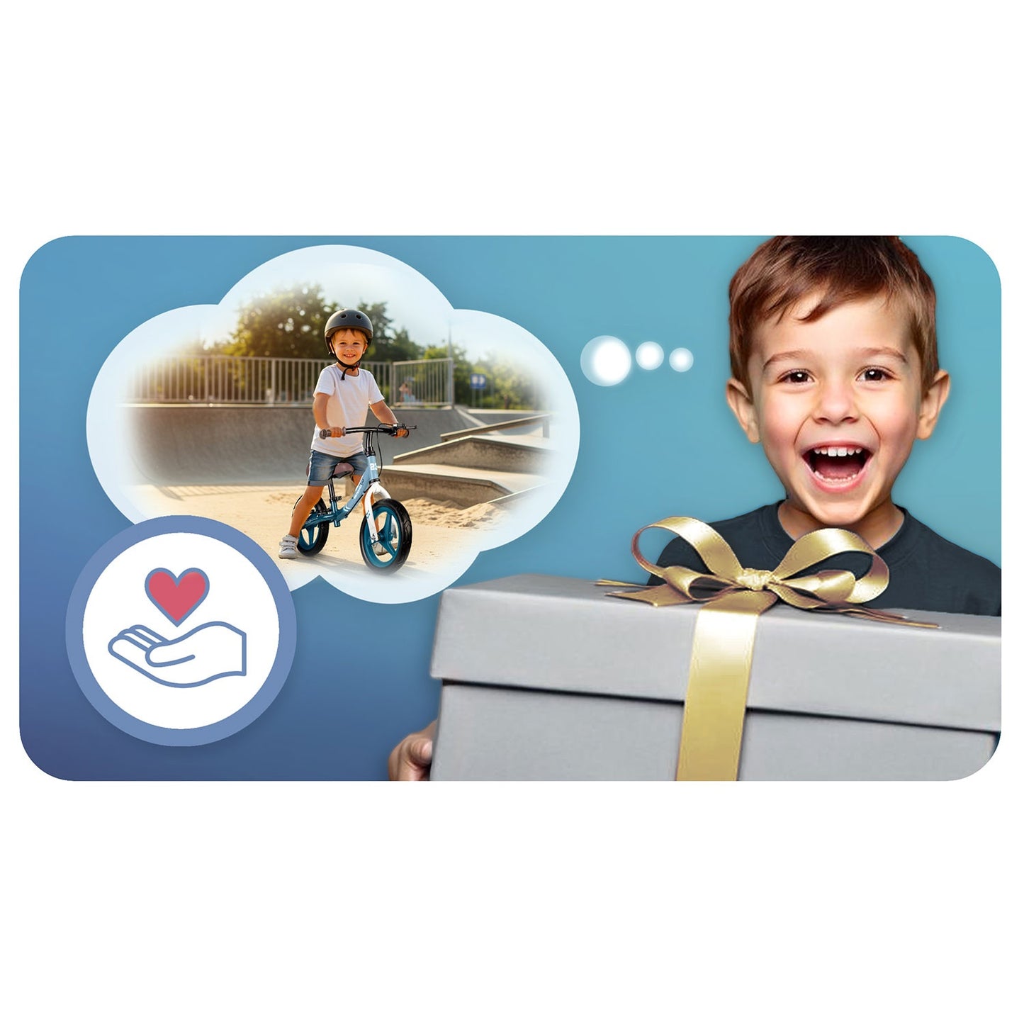 Kids' Balance Bike – Lightweight, Adjustable Seat