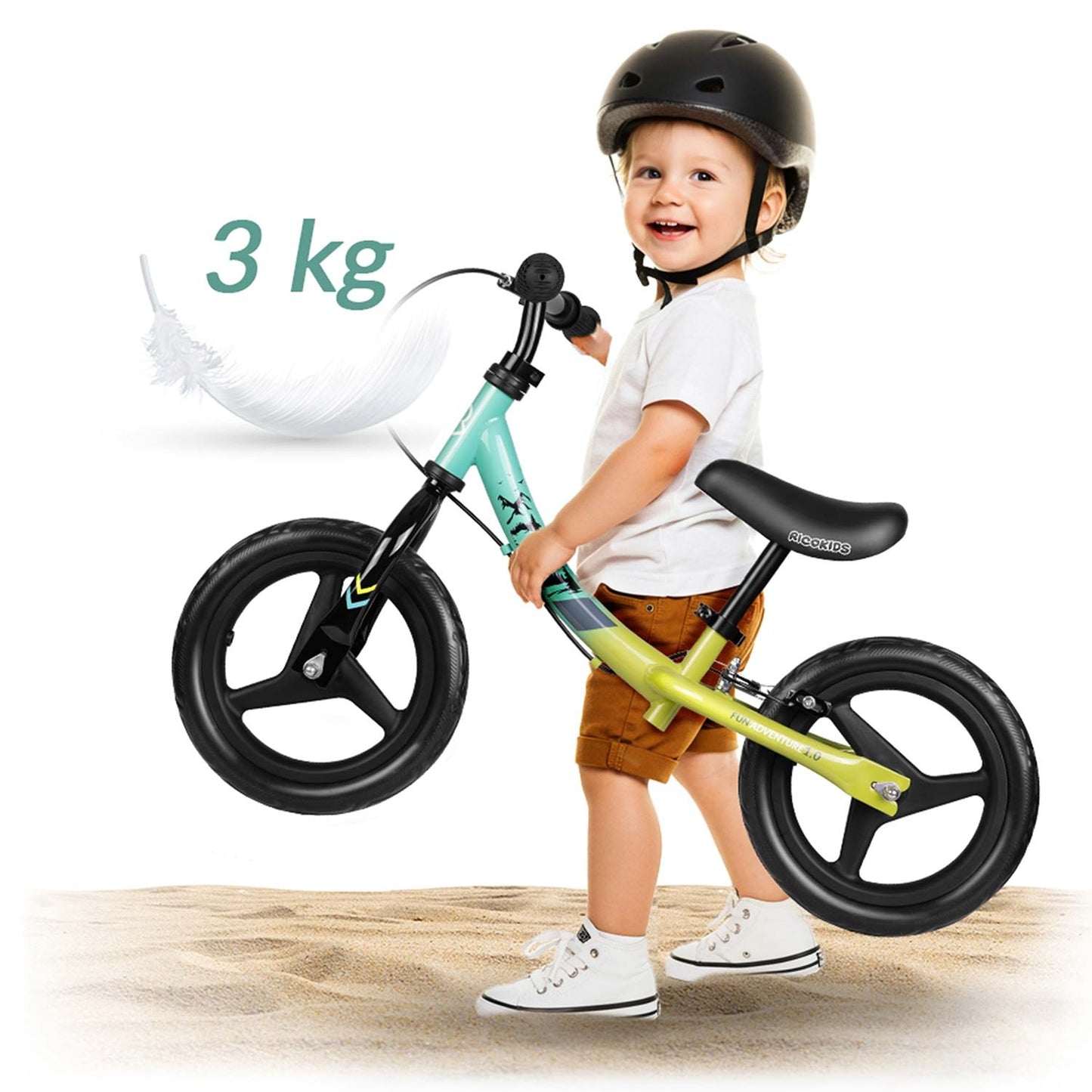 Kids Balance Bike – Lightweight, Adjustable Seat