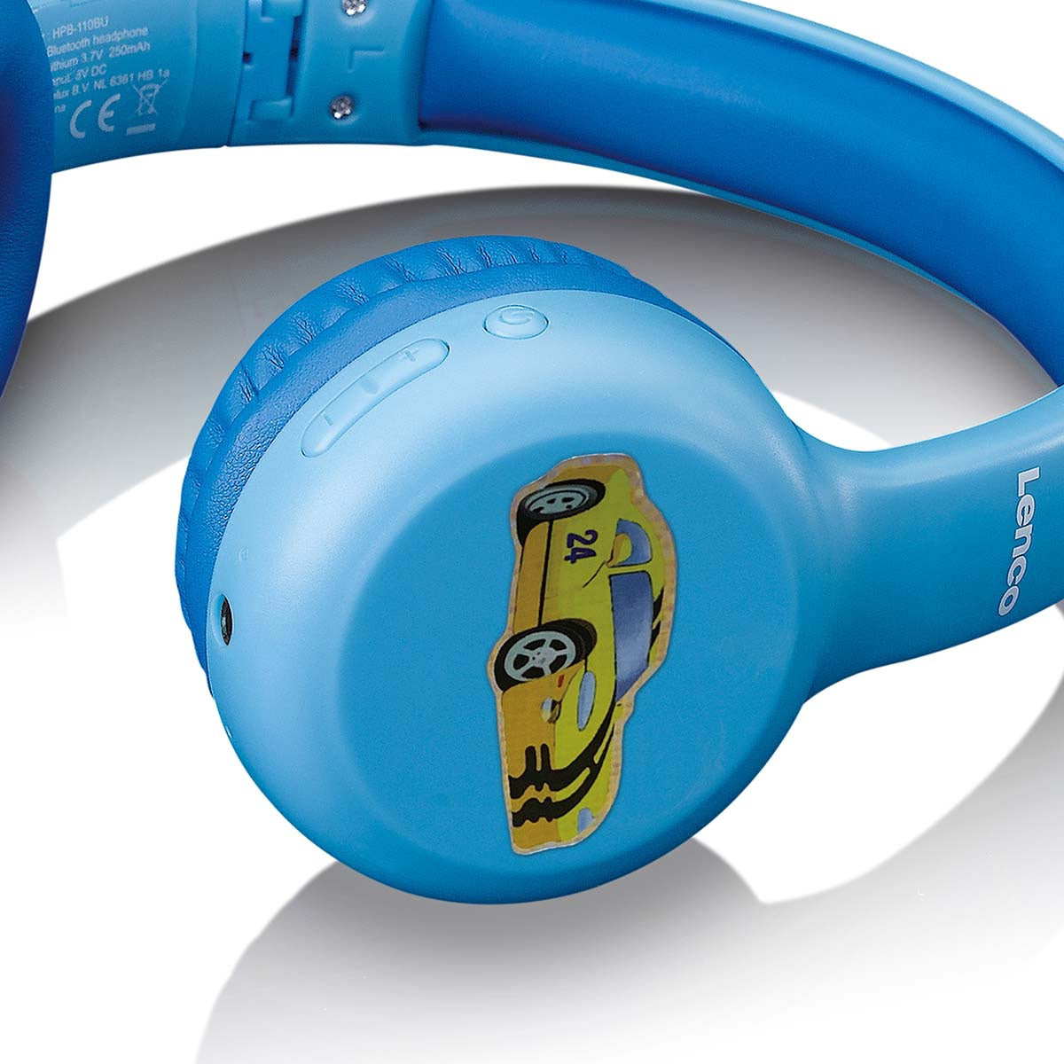 Kids Bluetooth Headphones with Volume Limiter, Blue