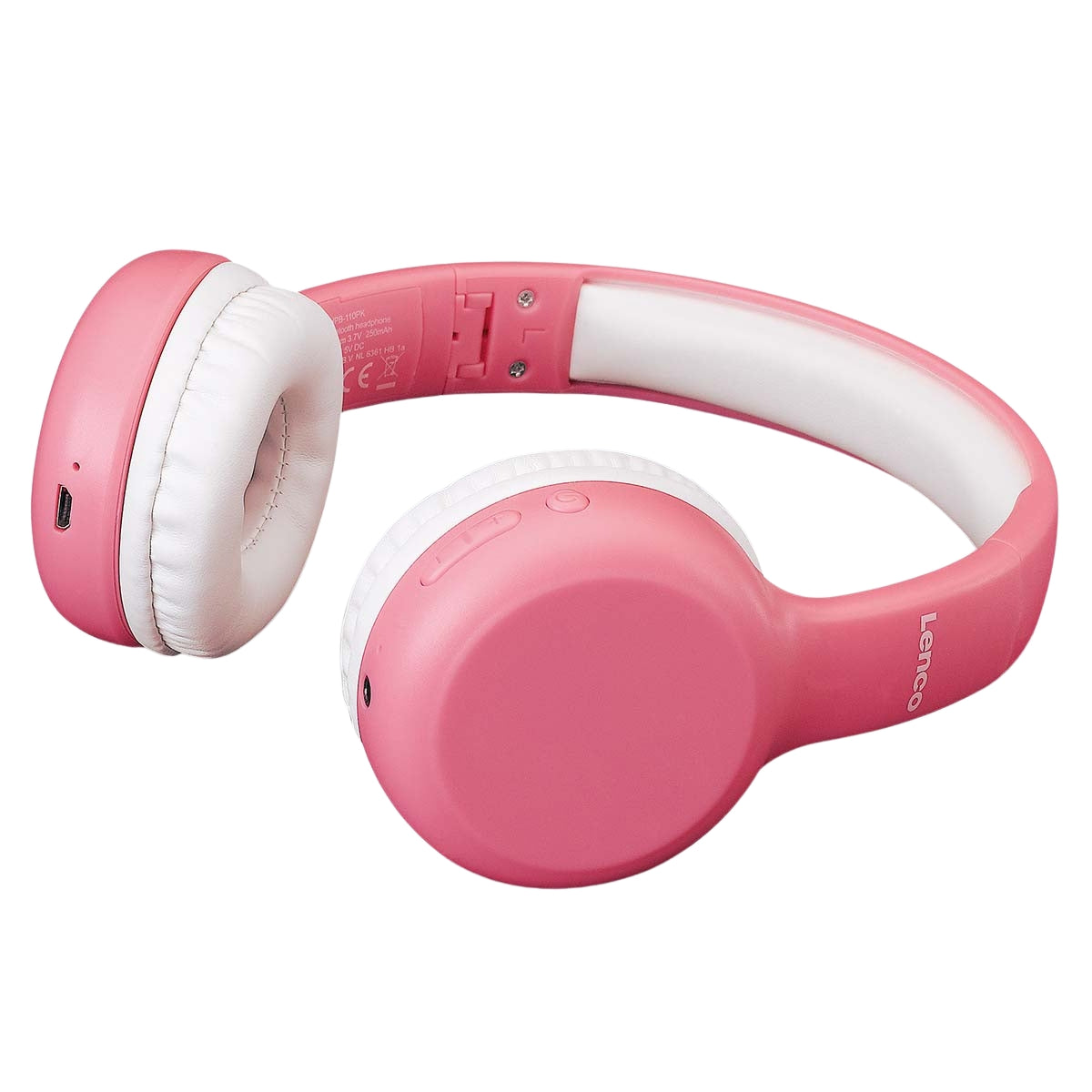 Kids Bluetooth Headphones with Volume Limiter, Pink