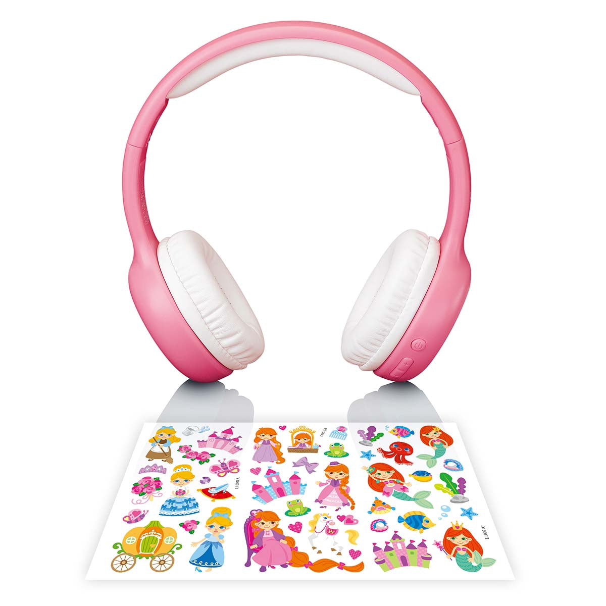 Kids Bluetooth Headphones with Volume Limiter, Pink