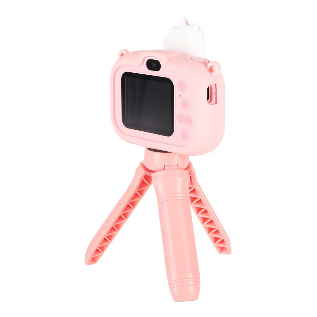Kids Digital Camera, Unicorn, Tripod, Dual Lens 1080P