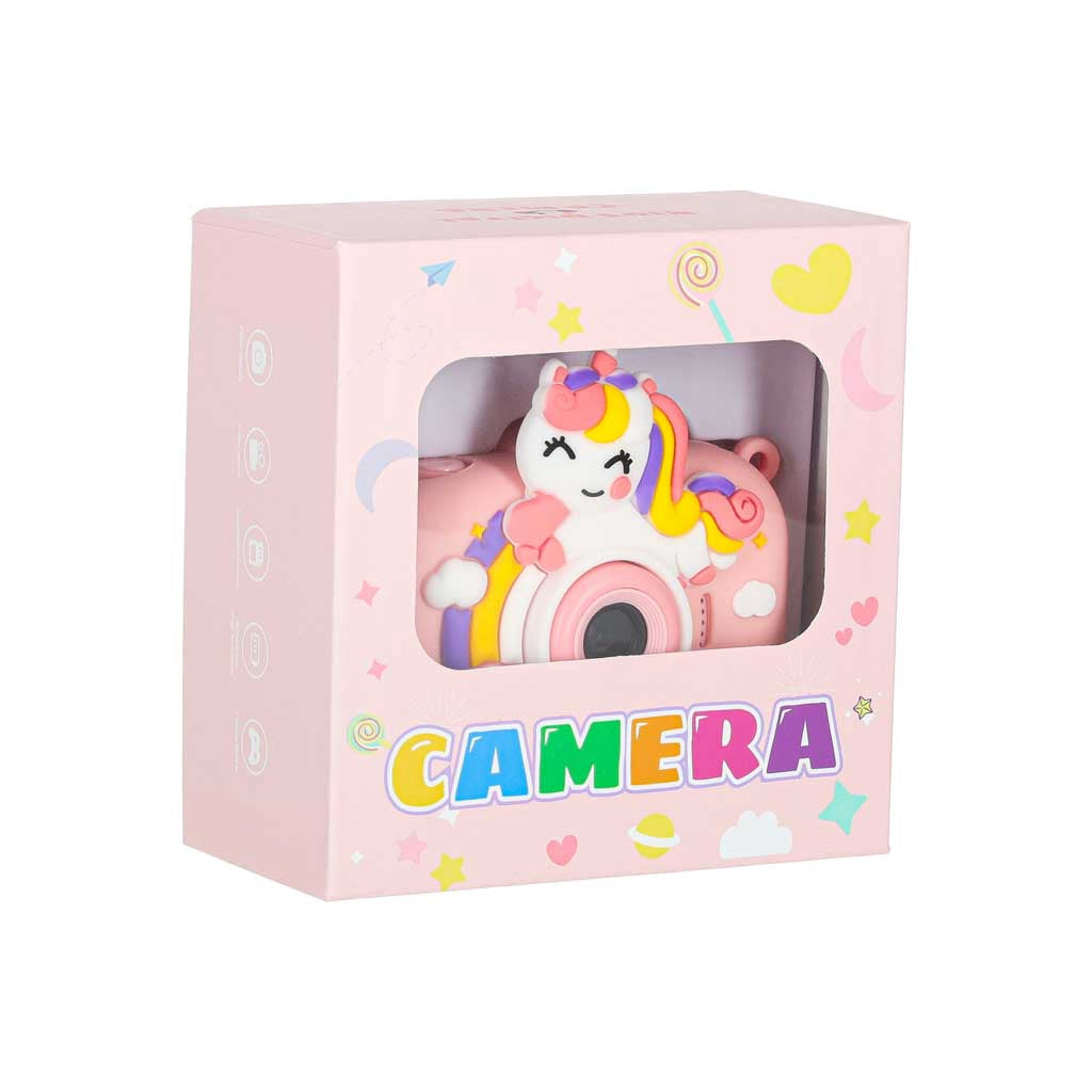 Kids Digital Camera, Unicorn, Tripod, Dual Lens 1080P