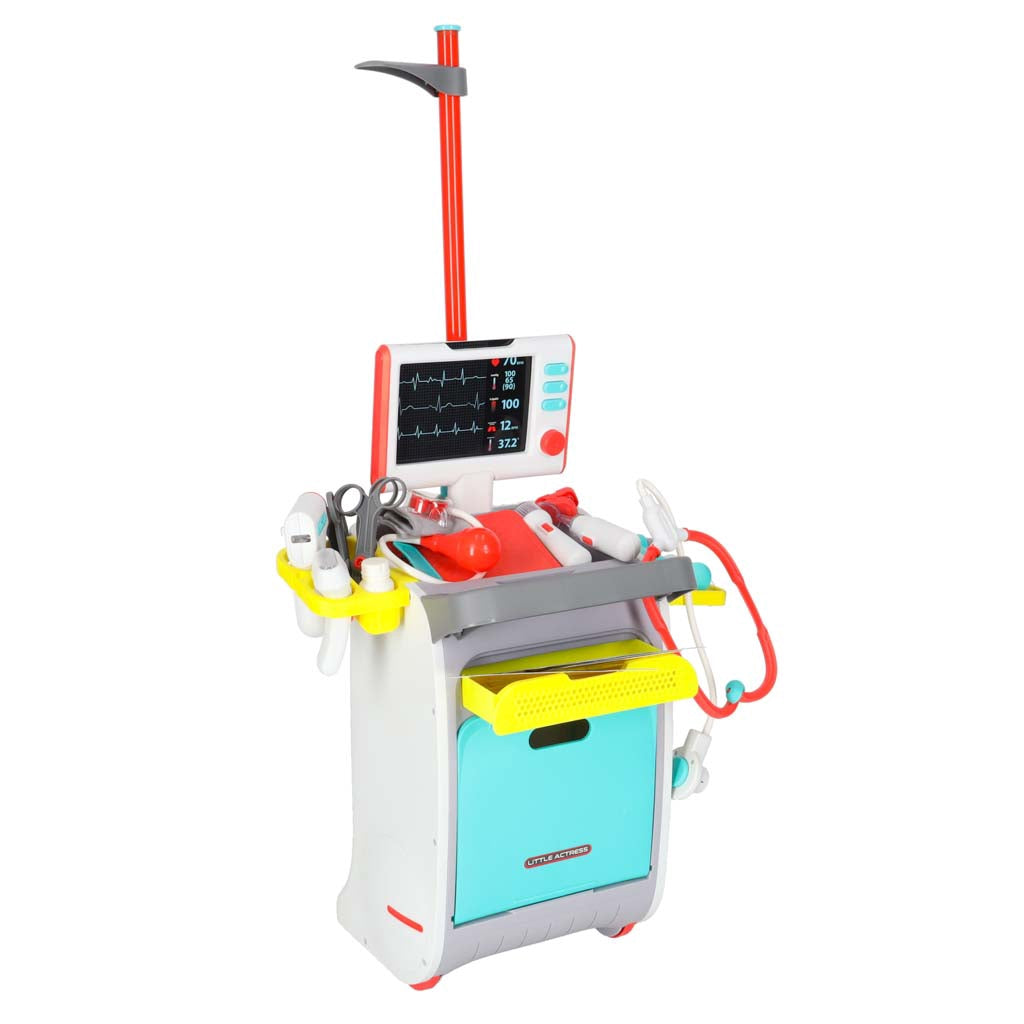 Kids Doctor Playset, Interactive Medical Station, Lights Sounds