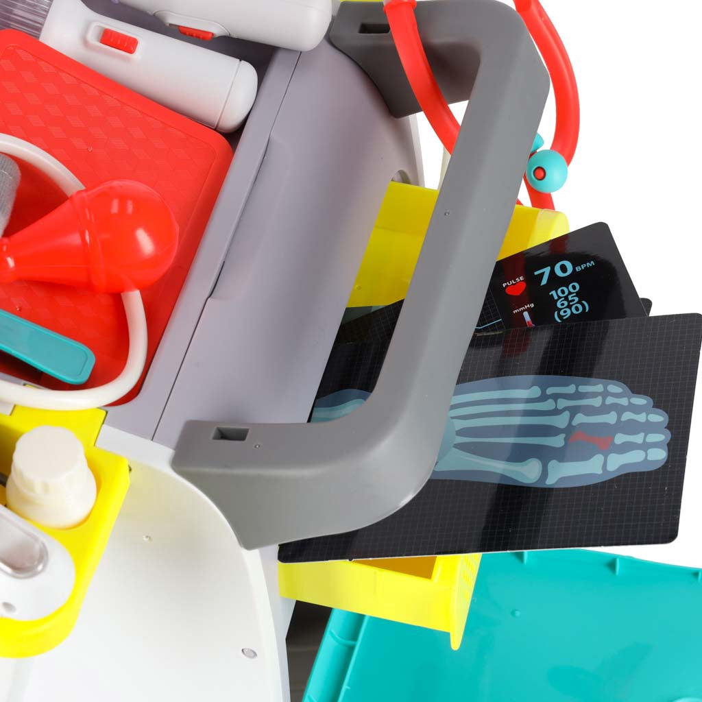 Kids Doctor Playset, Interactive Medical Station, Lights Sounds