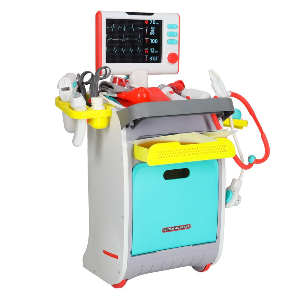 Kids Doctor Playset, Interactive Medical Station, Lights Sounds