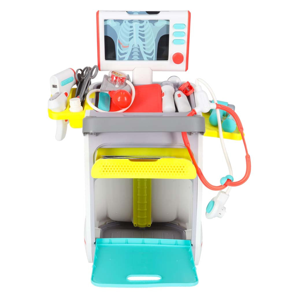 Kids Doctor Playset, Interactive Medical Station, Lights Sounds