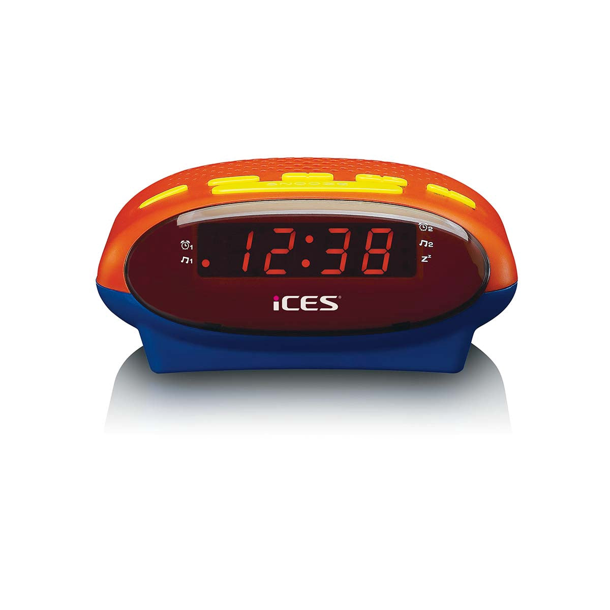 Kids' FM Clock Radio with Dual Alarms and Snooze Function
