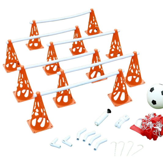 Kids Football Training Set with Goal, Ball, Cones & Pump