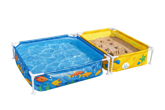 Kids Frame Pool & Sandpit, 213x122x30.5 cm, Easy Setup