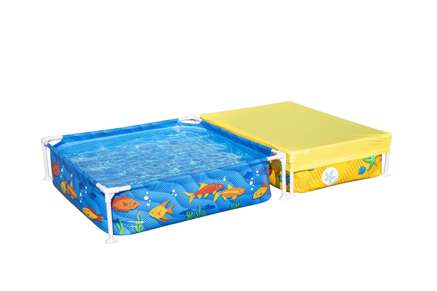 Kids Frame Pool & Sandpit, 213x122x30.5 cm, Easy Setup