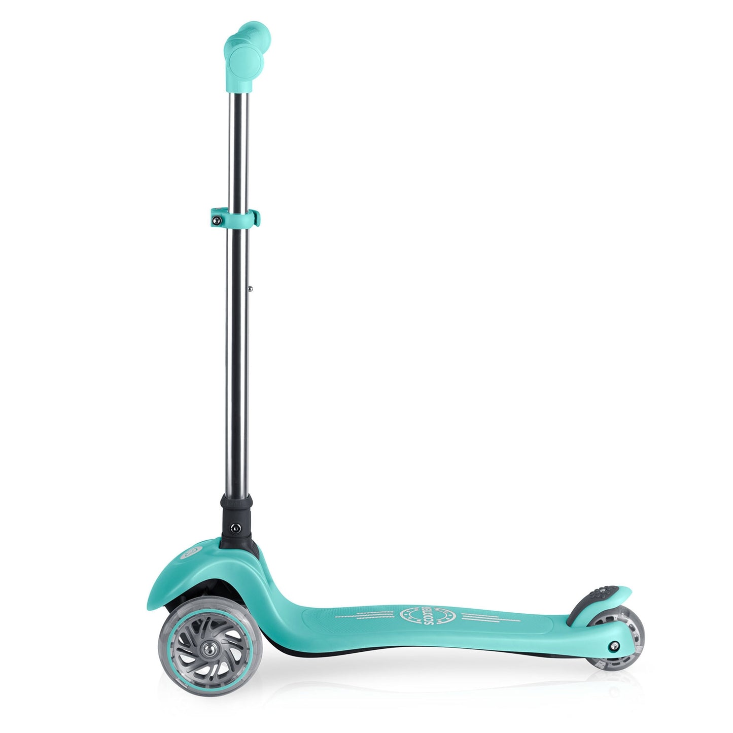 Kids' Glow-in-the-Dark 3-Wheel Balance Scooter, Turquoise