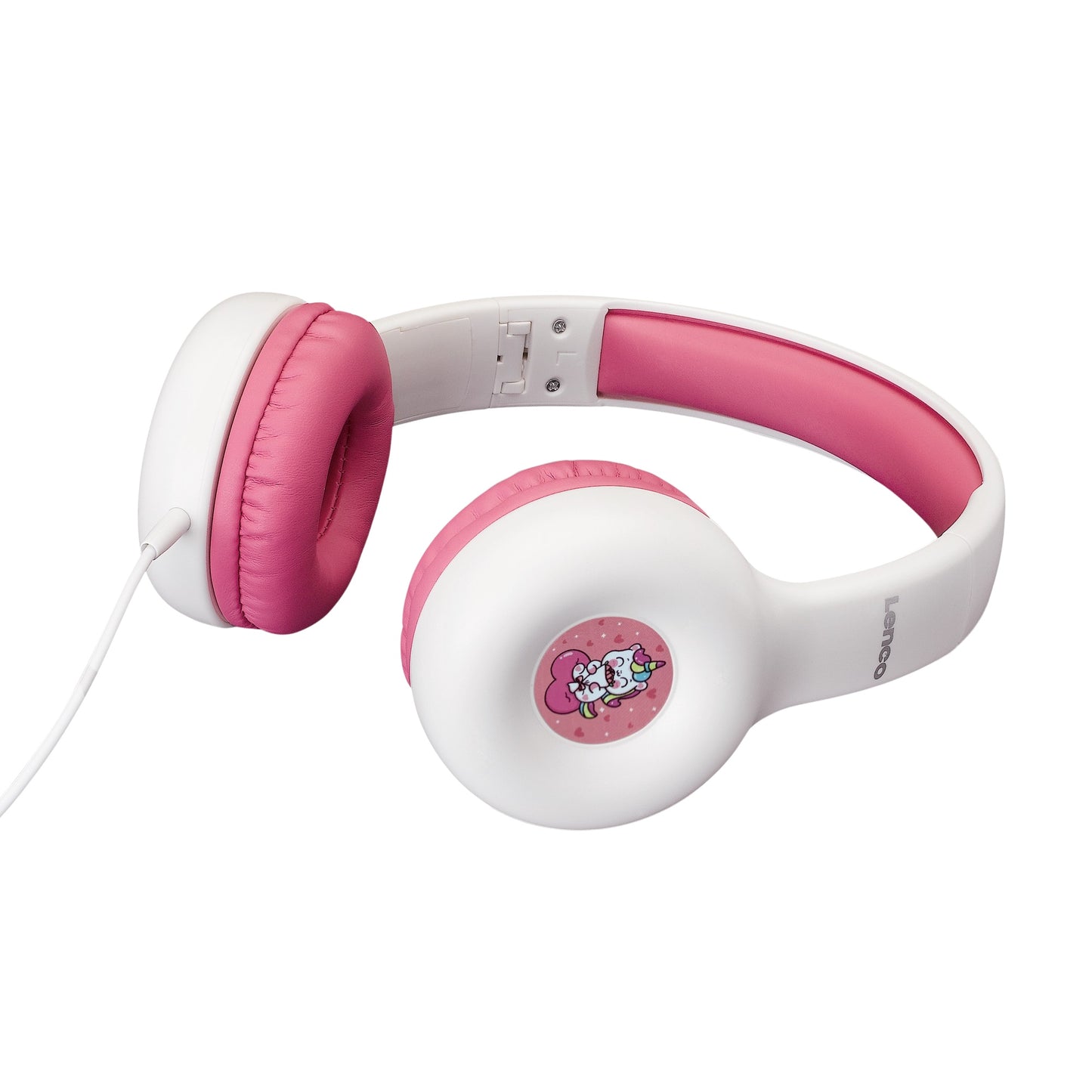 Kids Headphones, 85dB Volume Limit, Pink, Foldable