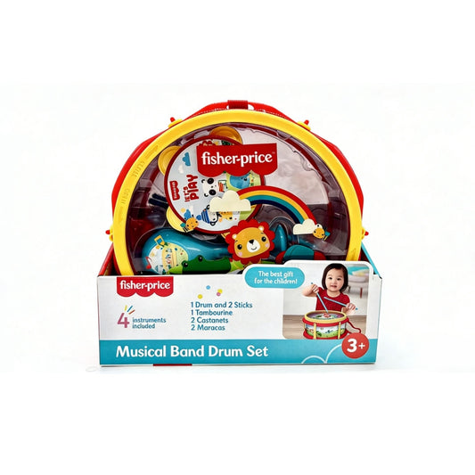 Kids Musical Instrument Set – Drum, Maracas, Tambourine