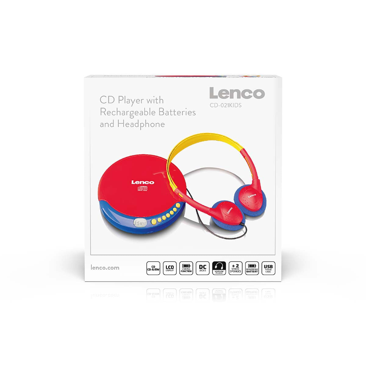 Kids Portable CD Player with Sound Limiter, Rechargeable
