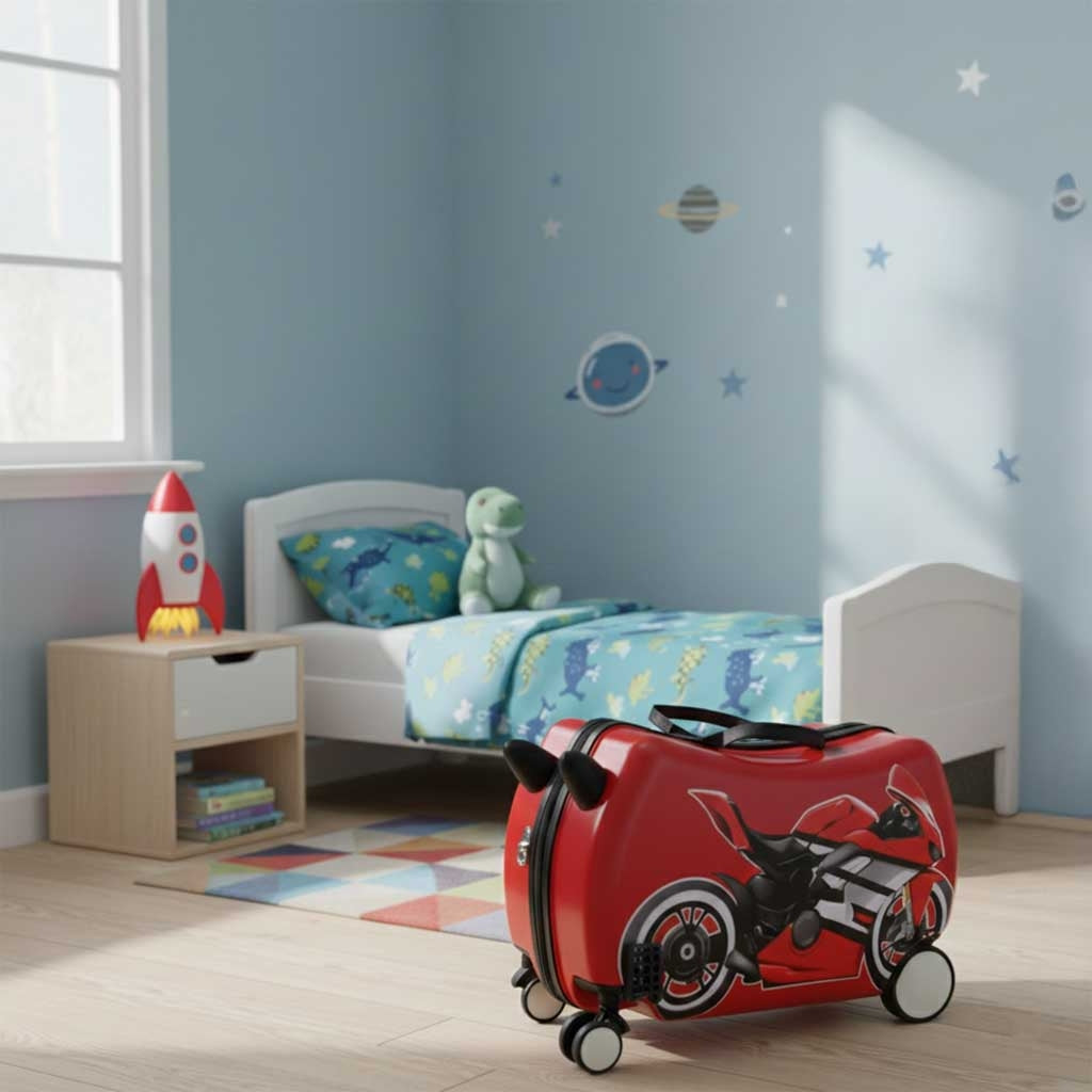 Kids' Ride-On Suitcase – Wheeled Hand Luggage