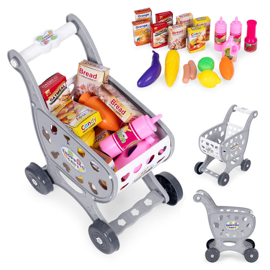 Kids Shopping Cart with 18 Accessories – Ages 3+