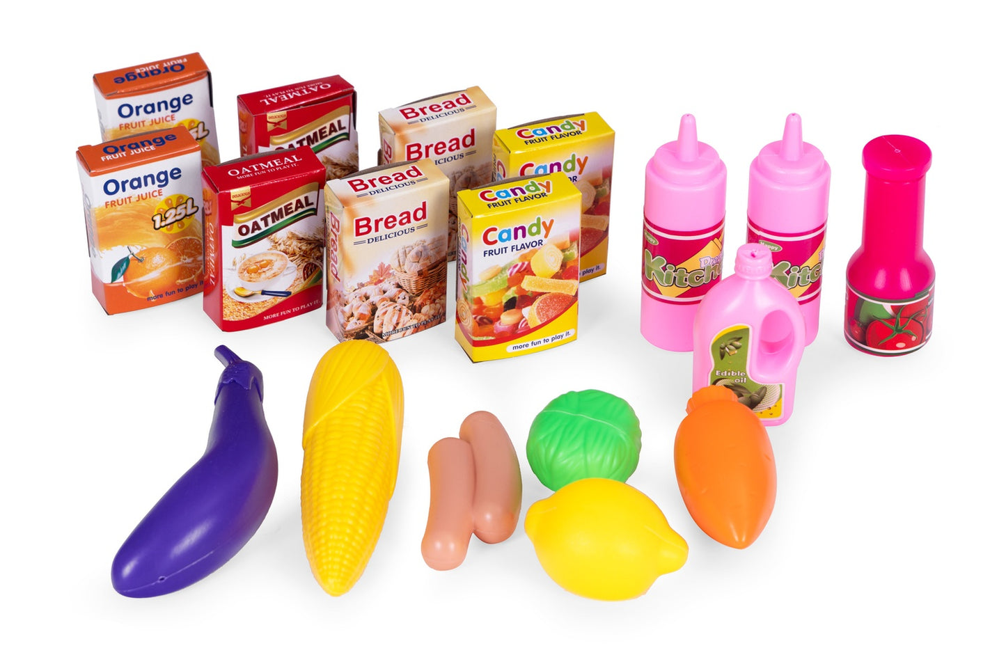Kids Shopping Cart with 18 Accessories – Ages 3+