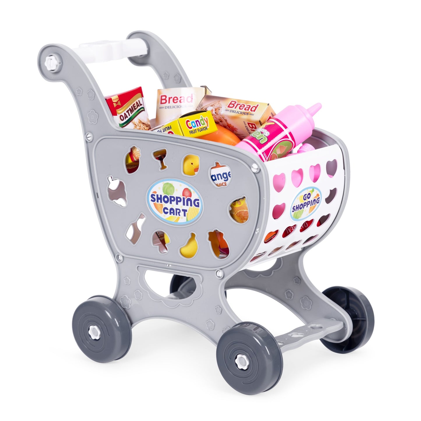 Kids Shopping Cart with 18 Accessories – Ages 3+