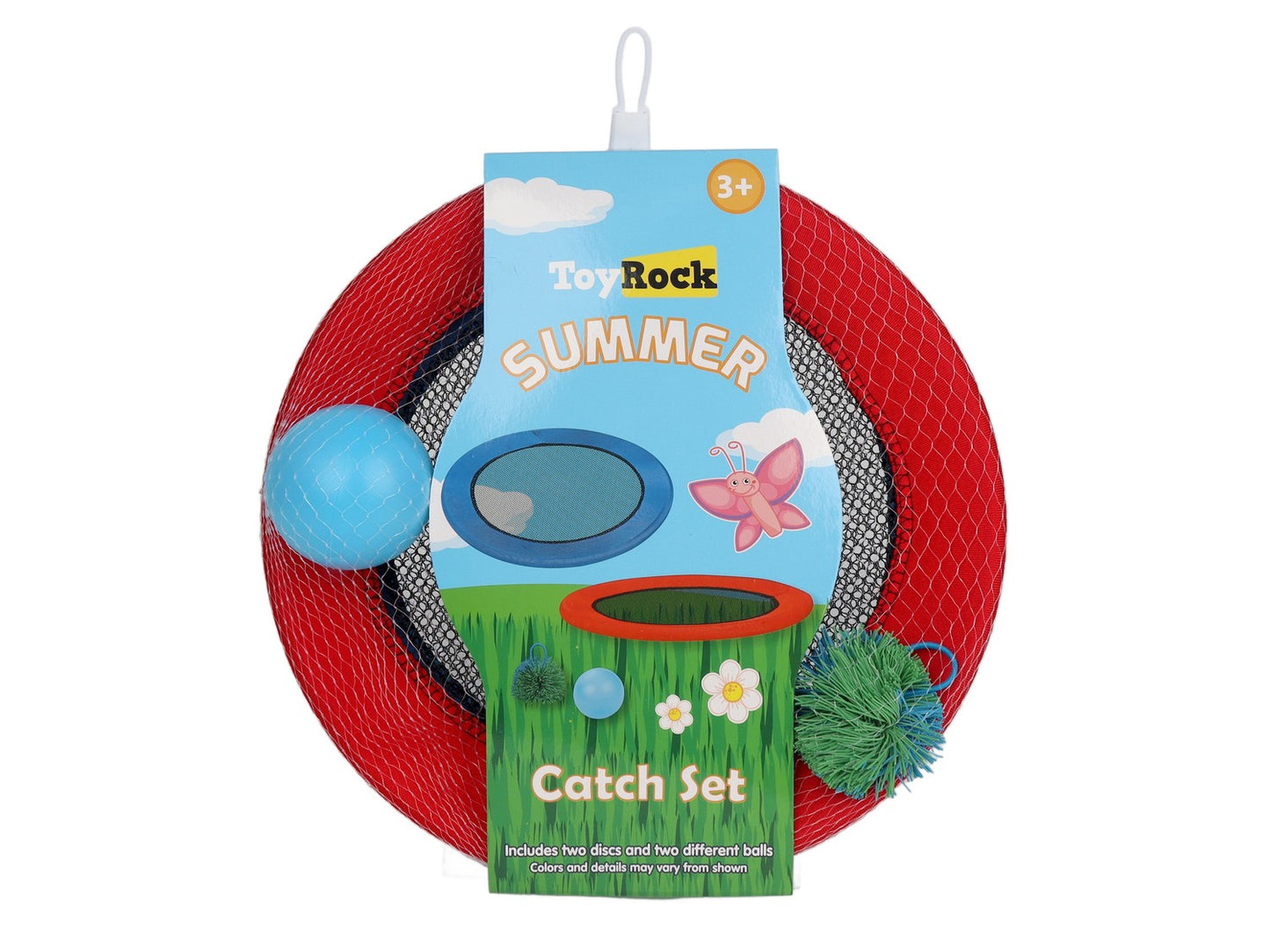 Kids Summer Catch Set, 30cm Discs, 2 Balls Included