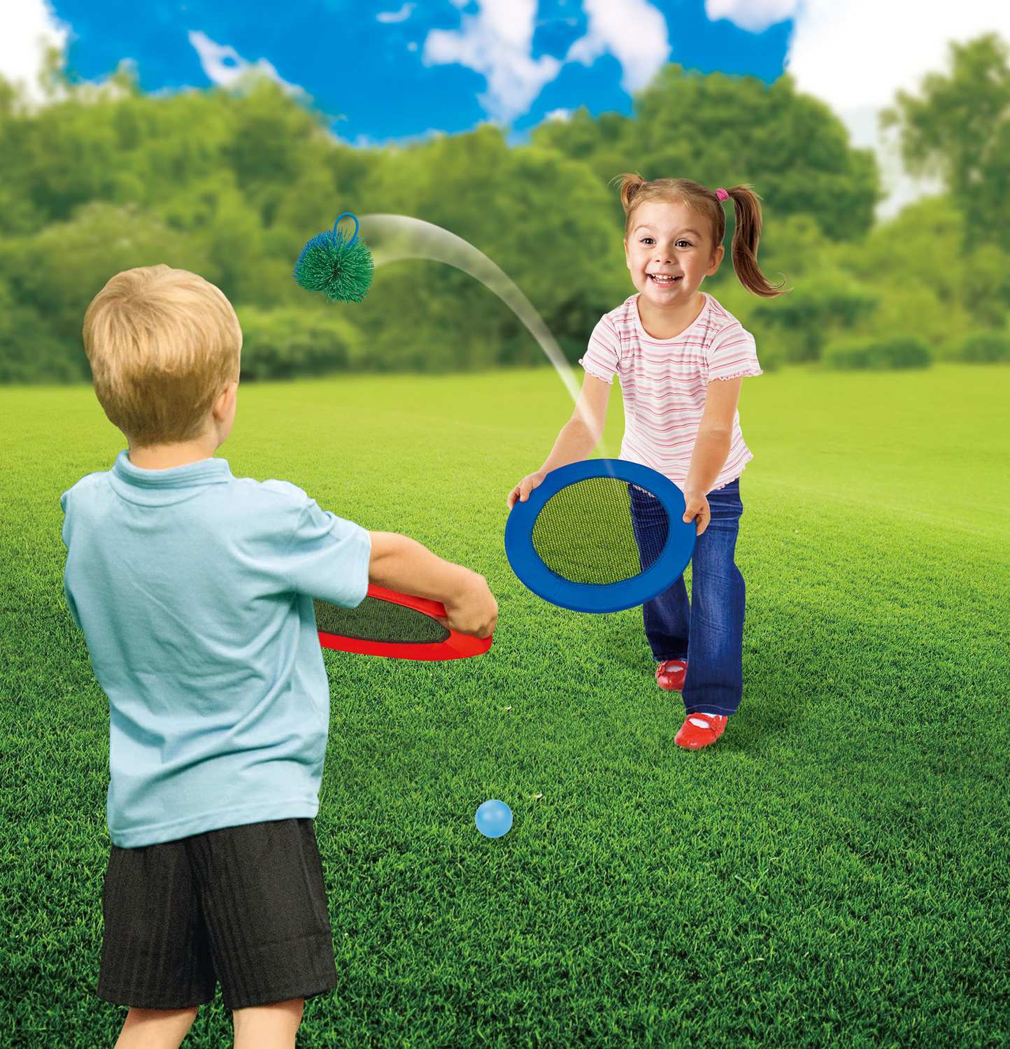 Kids Summer Catch Set, 30cm Discs, 2 Balls Included