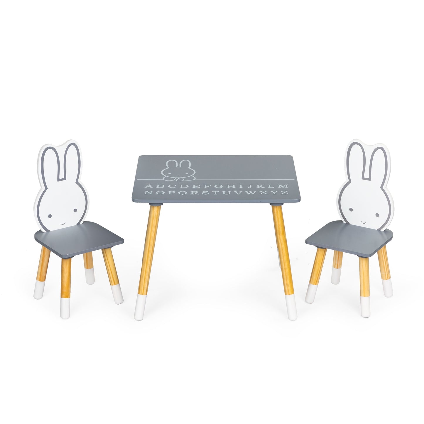 Kids Table and 2 Chairs Set – Wooden Furniture