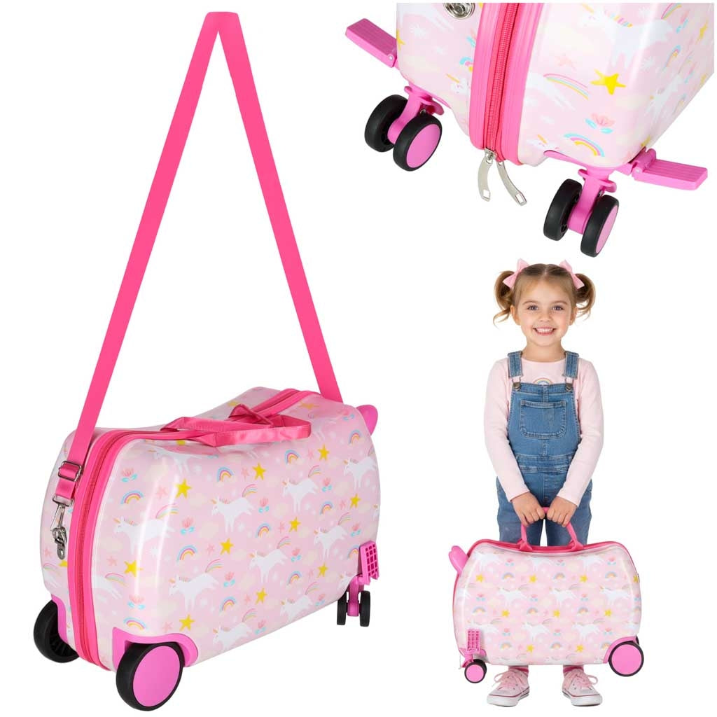 Kids' Unicorn Wheeled Suitcase – Carry-On Luggage