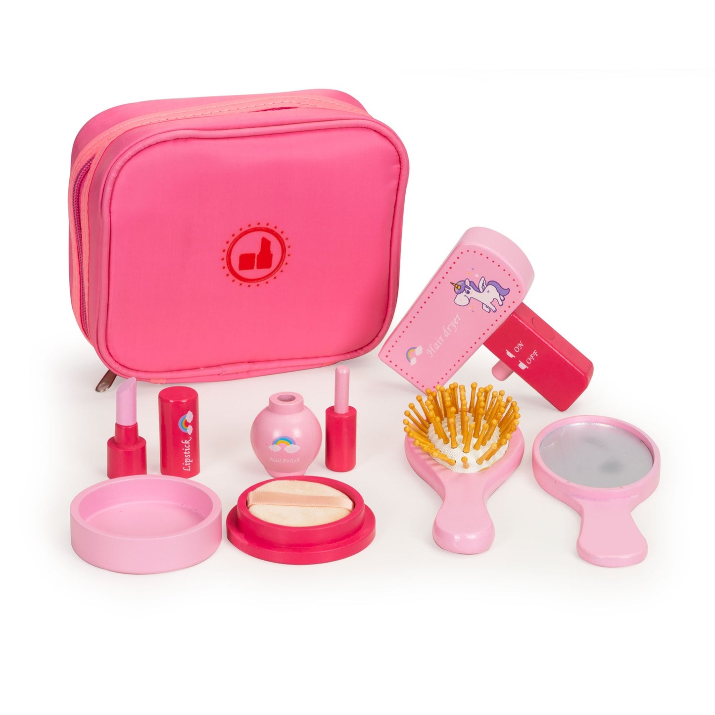 Kids Wooden Makeup Set – 6 Accessories, Ages 3+