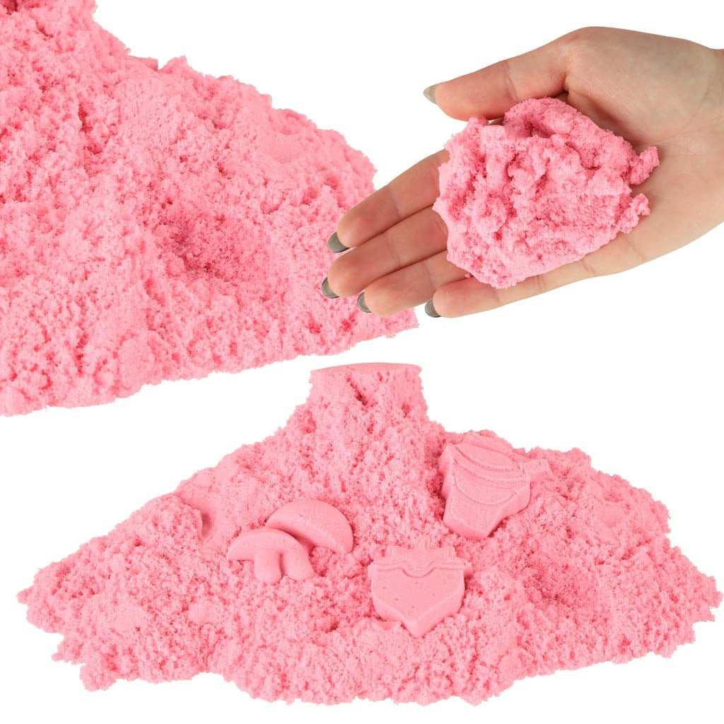 Kinetic sand 1kg in a bag pink