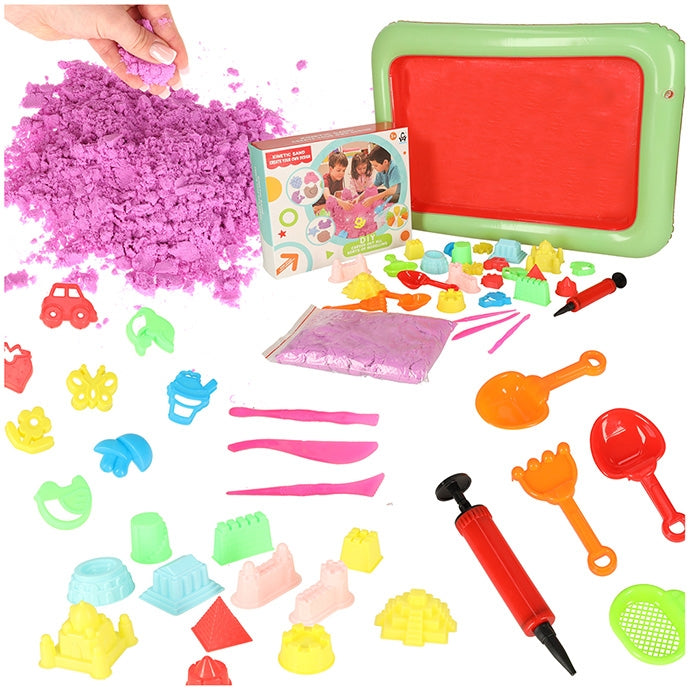 Kinetic sand in a box 1kg sandbox 27el.