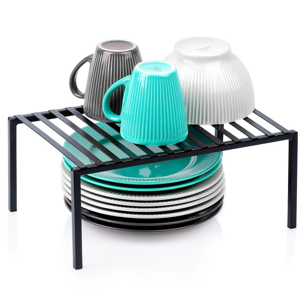 Kitchen Shelf, Black Metal 33x21x14 cm
