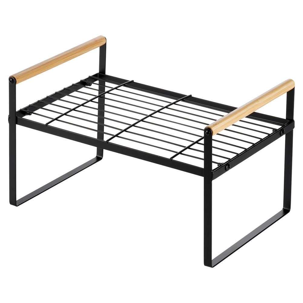 Kitchen Shelf, Black Metal, 33x21x19.5 cm