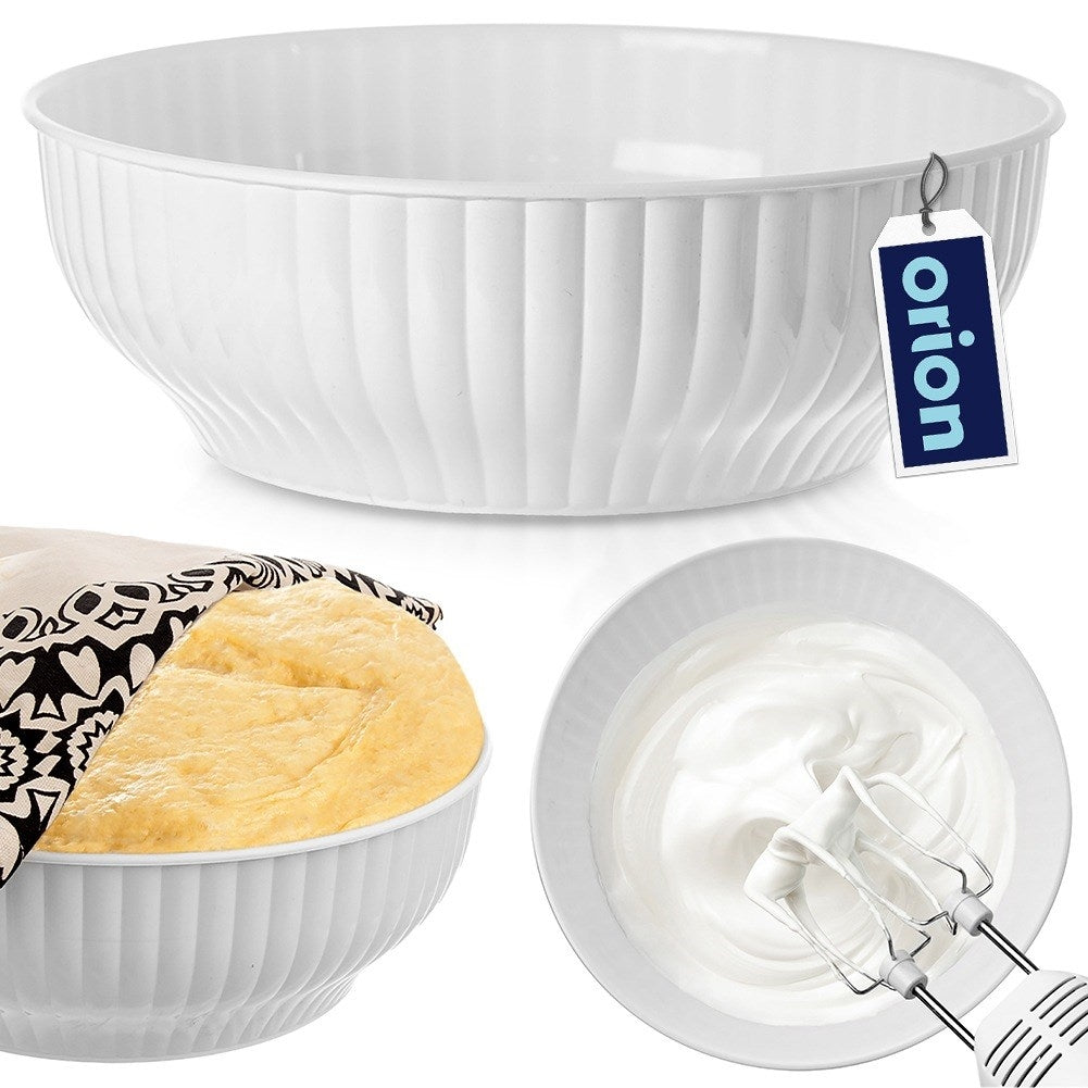 Kitchen bowl white 24 cm, 2.5 l