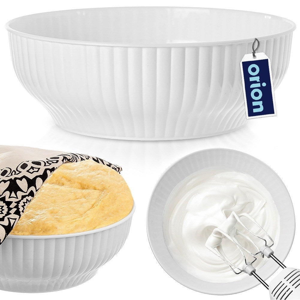 Kitchen bowl white 28 cm, 4 l