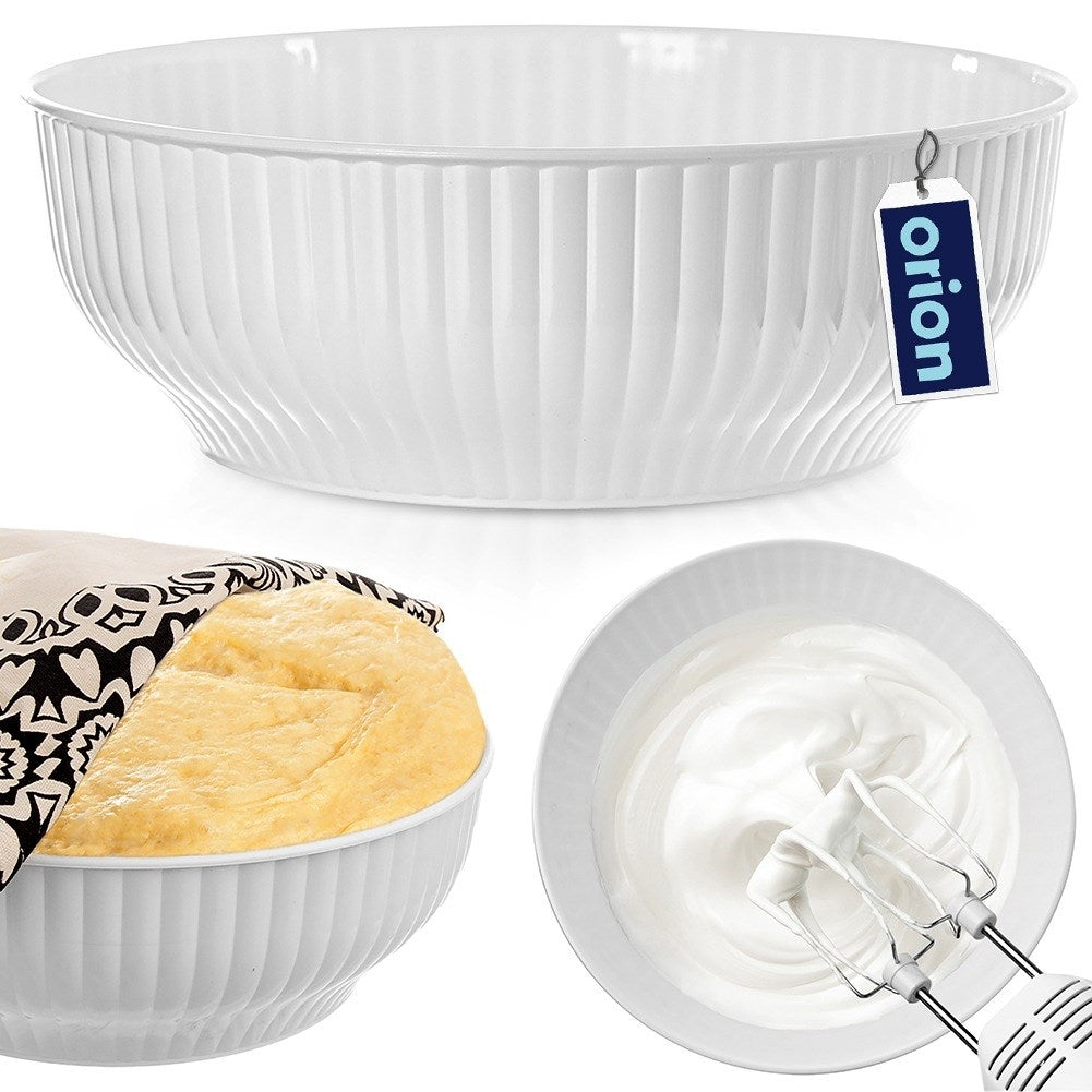 Kitchen bowl white 30 cm, 5 l