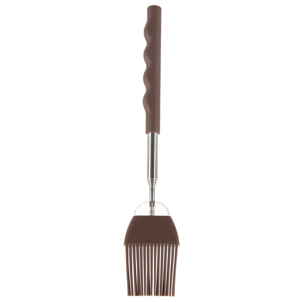 Kitchen brush with telescopic handle for grilling and baking