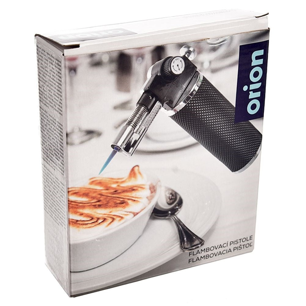 Kitchen burner for crispy surface and grilled meat