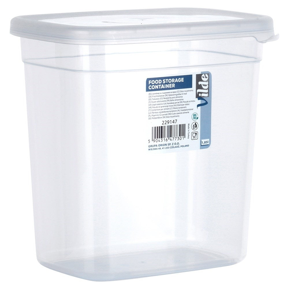 Kitchen container 1.85 l - Perfect for food storage and transport