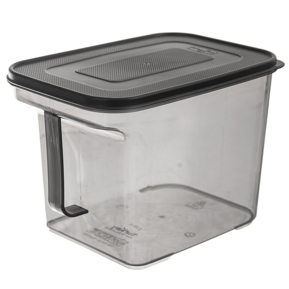Kitchen container 2.6L with handle in durable plastic