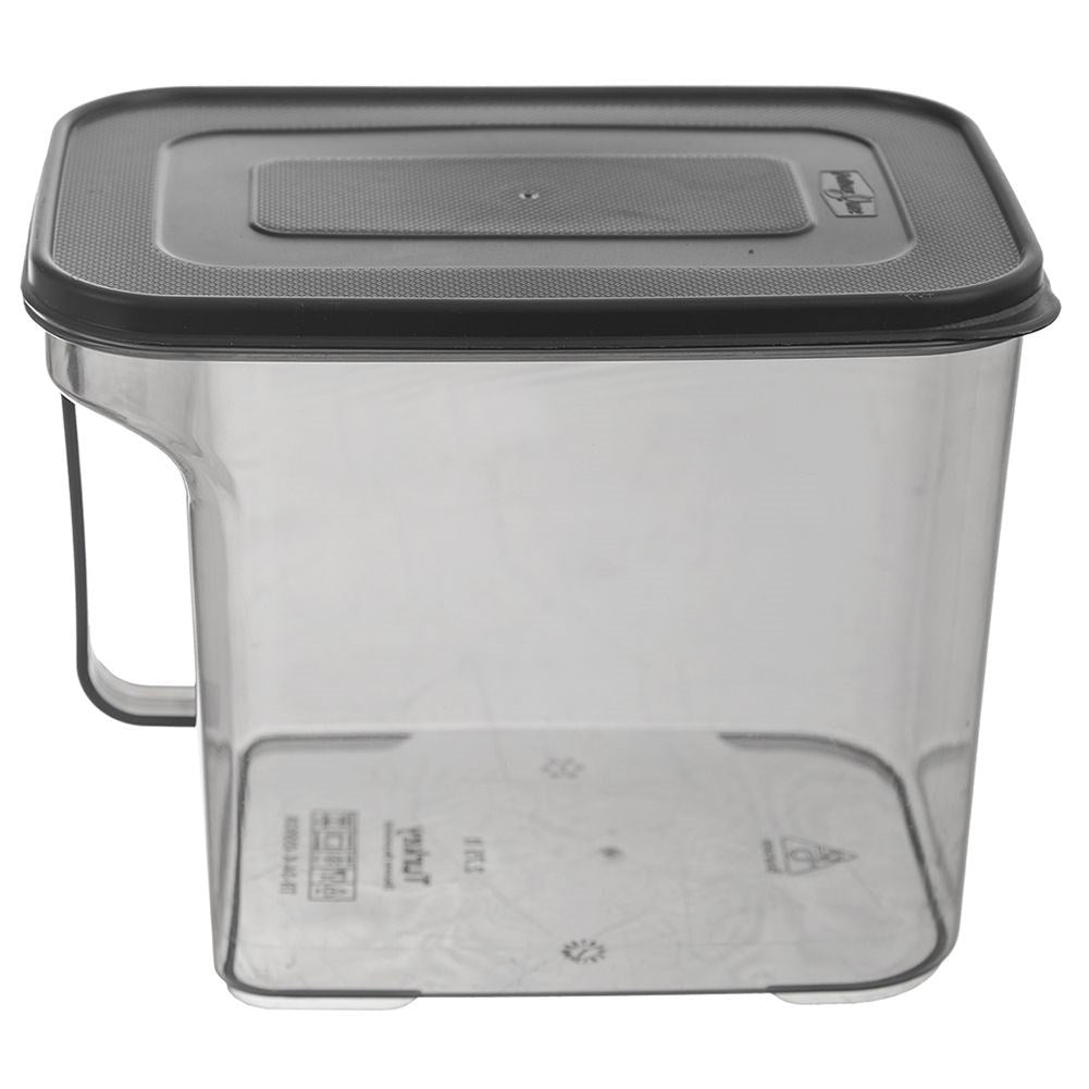 Kitchen container 2.6L with handle in durable plastic