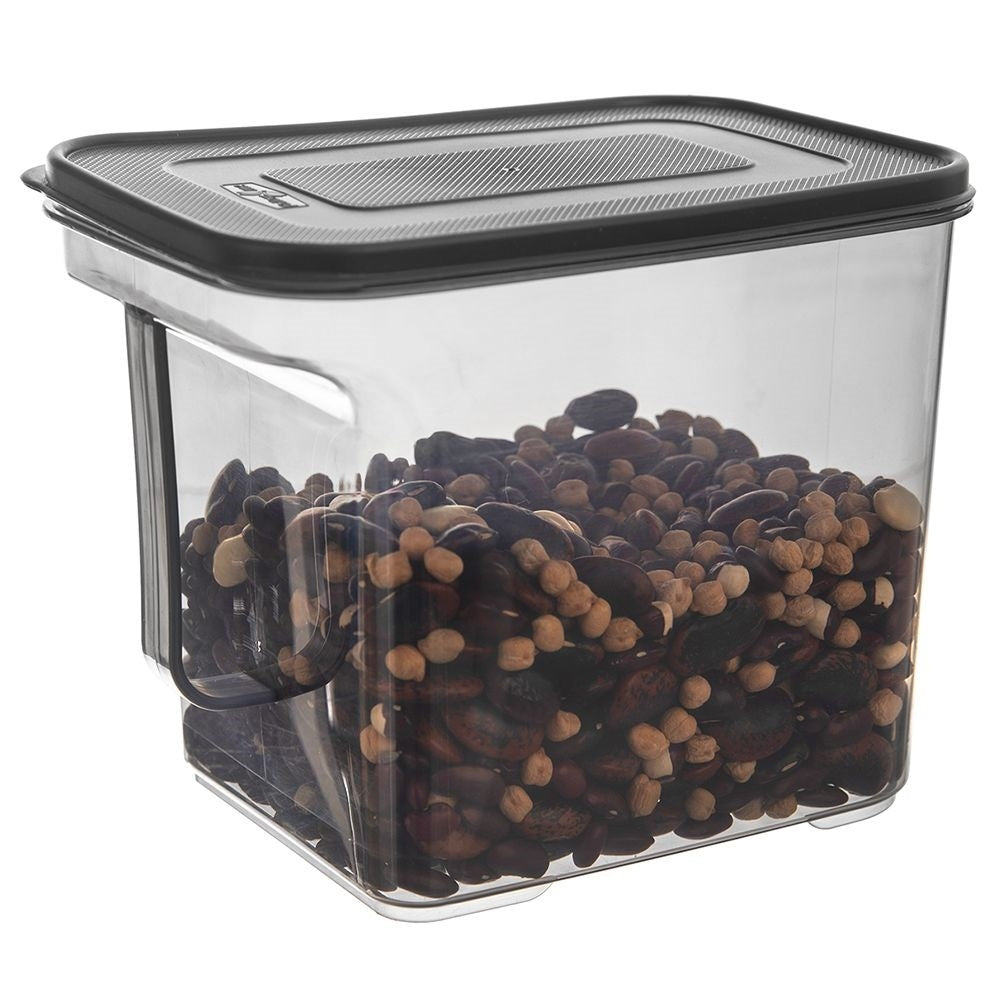 Kitchen container 2.6L with handle in durable plastic