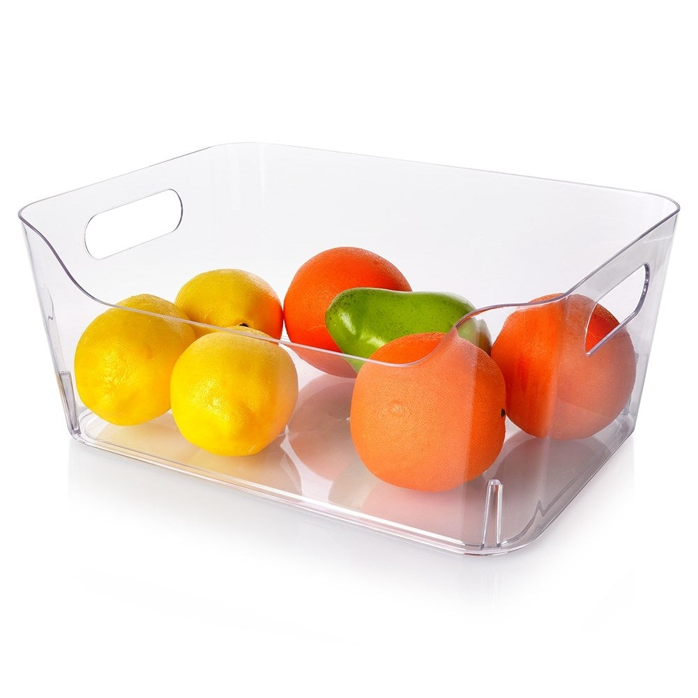 Kitchen container for food storage in the refrigerator