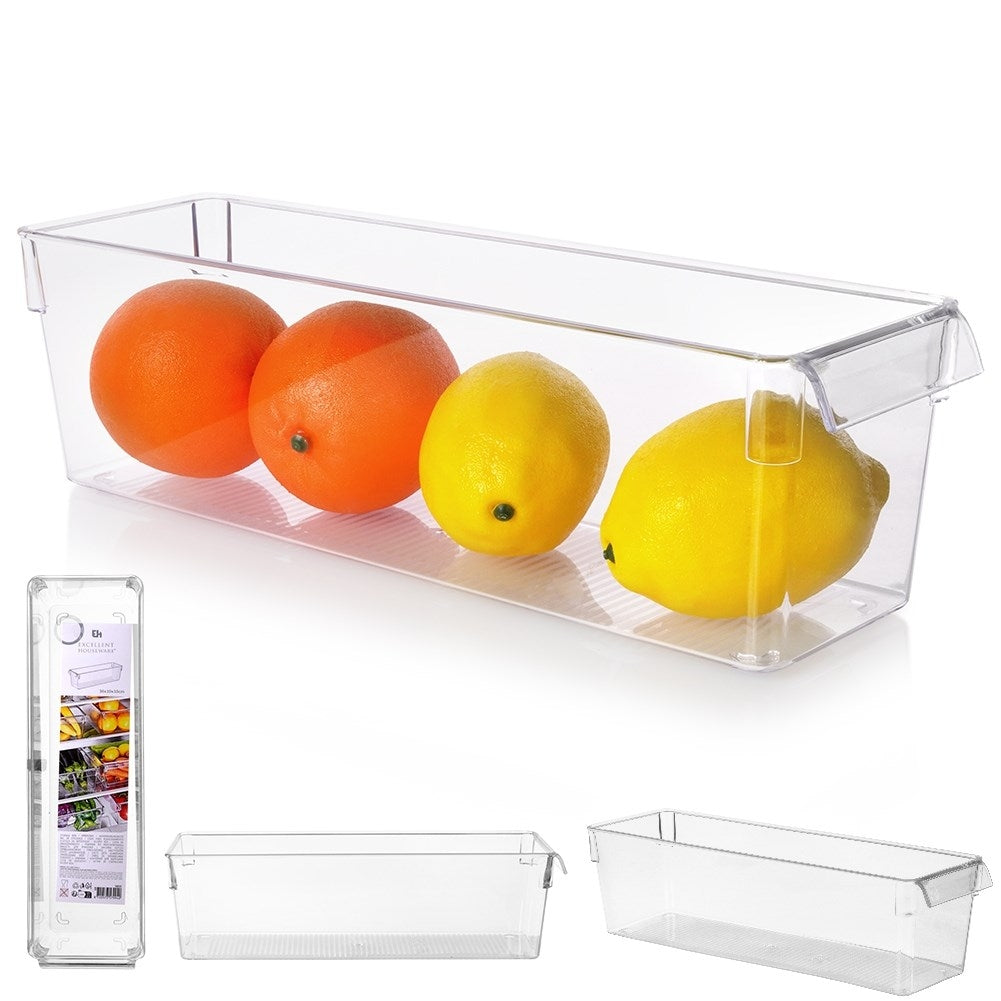Kitchen container for food storage in the refrigerator