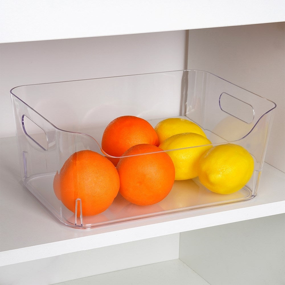 Kitchen container for food storage in the refrigerator