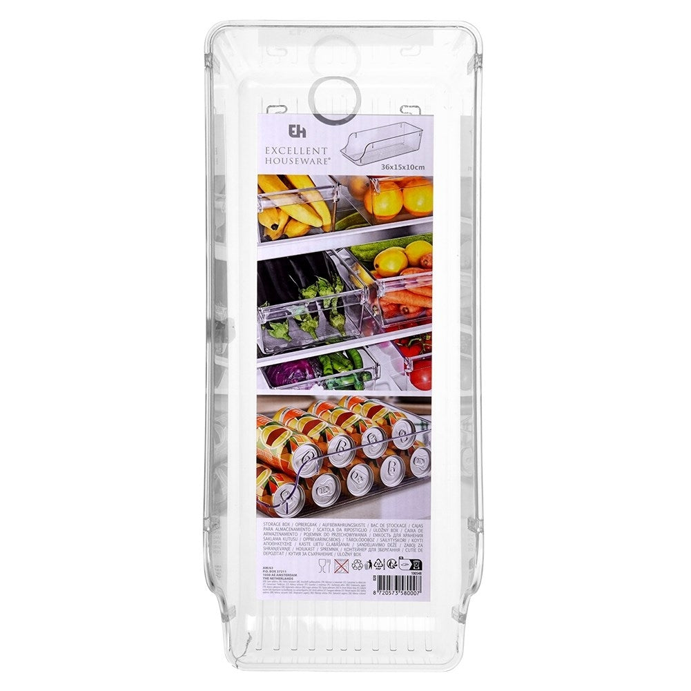 Kitchen container for food storage in the refrigerator