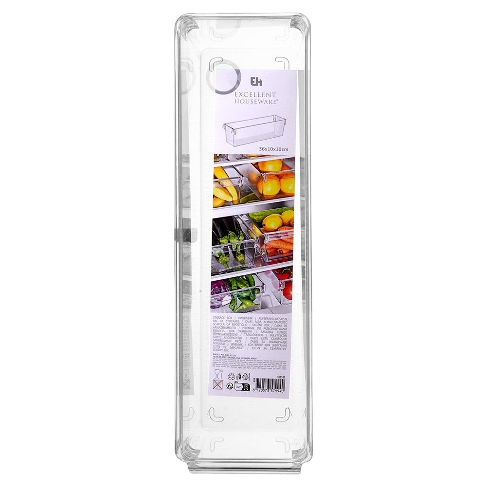 Kitchen container for food storage in the refrigerator